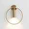 Iluminación de Pared, Ventilador de Techo con Control Remoto de luz, Ventilador de Techo silencioso con Control Remoto, lámpara Moderna con Ventilador de Techo, Dorado