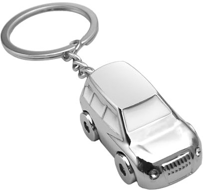CGEAMDY Auto-Schlüsselanhänger, Schlüsselanhänger Metall Auto, Autoschlüssel-Anhänger, Metall-Auto-Schlüsselanhänger, Schlüsselanhänger Luxus Metall Schlüsselanhängers Rennwagen(Mini-Auto)