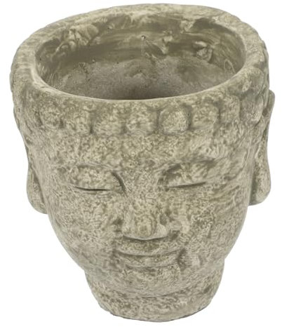 ORFOFE Buddha-förmiger Pflanztopf Aus Zement Für Die Innendekoration Buddha-Ornamente Blumen Sicher Für Pflanzen