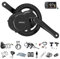 Bafang Mittelmotor 350W 36V BBS01B Ebike Umbausatz mit Multifunktions EKD01 Display, G340 Mittlerer Antriebsmotor für BB68mm Mountainbike Rennrad Pendlerfahrrad