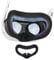 YipuVR VR Silicone Eye Mask for Meta Quest 3S, Anti-Sweat and Light-Proof Silicone VR Face Cover, Soft texture, Cover for Meta Quest 3S Headset Accessories (Black)