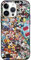 Schutzhülle für Apple iPhone X/XS Hülle 5.8'', Cartoon Anime One Piece Dragon Ball Naruto Attack on Titan Muster Designs Manga Junge Case Schutz Handyhülle Stoßfest TPU Weich Ultra Dünn Cover