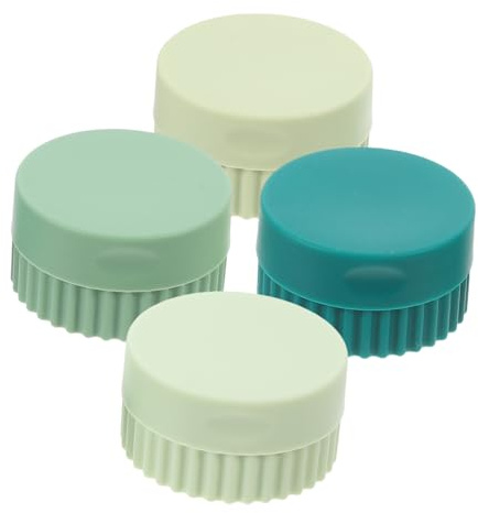 Ipetboom 4 Stück Pillendose aus Silikon Tragbarer und Sicherer Medikamenten Organizer in Verschiedenen Farben Kompakt für Reisen und Unterwegs Kleine Tablettenspender Zufällige Farbe