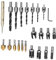 Bois Chanfrein Outil De Forage Ensemble 23 Pcs Haute Vitesse En Acier Usure Fraise Forets pour L'usinage