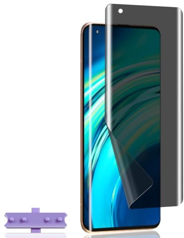 Zhiihorr Anti-Spia Pellicola Protettiva per Xiaomi Mi 10/10 Pro 5G, Flessibile/Anti Spy/Copertura Completa [1 Pezzo Privacy Pellicola TPU Morbida] - Protezione Schermo per Xiaomi Mi 10/10 Pro 5G