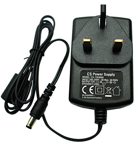 Security-01 AC to DC 12V 3A Power Adapter Supply, Plug UK 5.5mm x 2.1mm, for CCTV Cameras DVR NVR