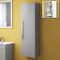 Tall Modern Bathroom Cabinet Storage Furniture Unit Wall Hung Cupboard Shelving Grey 1200 mm MF840