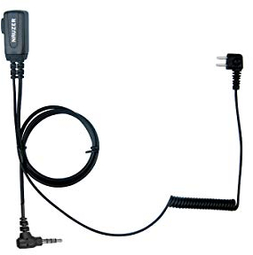 NAUZER PTT-32 / Kabel mit Micro PTT kompatibel mit PELTOR SPORTTAC Jagdhelm (PTT32-Y YAESU)