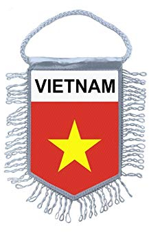 Akachafactory Wimpel mini Flagge Fahne flaggen miniflagge Vietnam