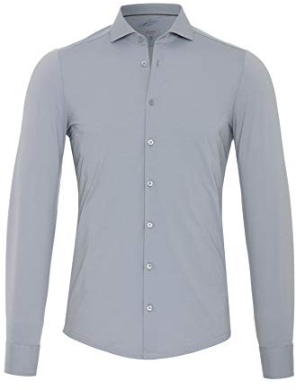 pure h. tico Pure- Functional Hemd Langarm, Uni Grau, 46