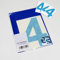 BS® Large Waterproof Non-fading Self Adhesive Vinyl Numbers | 4 (FOUR) | 150mm | Pack of 4 | BLUE | Wheelie Bin Numbers