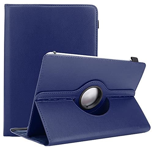 Cadorabo Custodia per tablet compatibile con Asus Zenpad C 7.0 (Z170C) in BLU SCURO - Custodia protettiva in pelle sintetica con funzione di supporto - Custodia a 360 gradi con elastico