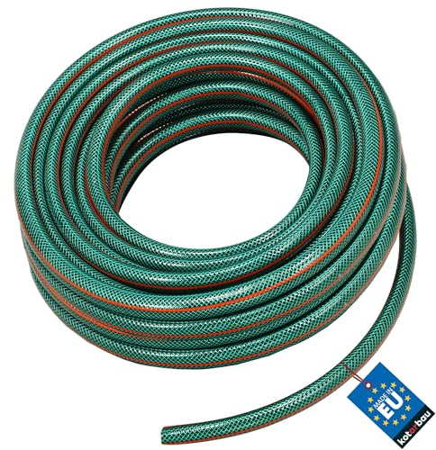 KOTARBAU® Gartenschlauch 1/2 Zoll - 20 m - Wasserschlauch 4-lagig - Bewässerungsschlauch - Flexibel & Langlebig - Verstärkter Schlauch für Garten - PVC - Grün + Orange