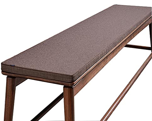 Zoomile 2-/3-/4-Sitzer-Bankkissen, 100 cm/150 cm/180 cm/200 cm, Holzmöbel, Bankkissen, Sofa, Sitzkissen für drinnen und draußen, Garten, Schaukel, Terrassenmöbel (braun, 35 x 200 cm)