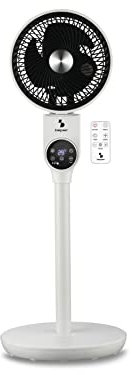 BEPER P206VEN161 Ventilateur sur pied silencieux avec écran tactile et télécommande - Ventilateur oscillant large gamme avec tête inclinable à 90°