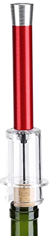 Tbest Aluminum Air Pressure Wine Bottle Opener, Cork Popper, Corkscrew, Black