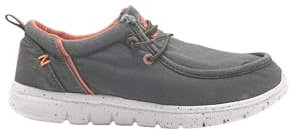 Lumberjack Crash SB55112 Mocasines Slipon Lona Zapatos Junior Niño Verde, Verde, 38 EU