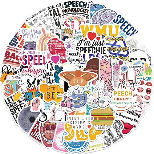 Bric Dodo 50 Stück SLP Aufkleber Auto Laptop Telefon Gitarre Skateboard Motorrad Fahrrad SLP Stickers Set Vinyl Wasserdicht Aesthetic Aufkleber für Jugendliche Kinder Erwachsene
