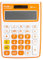 Plus Office Tischrechner Plus SS-Farbe für Büro, Schule und Geschäft, 12-stelliges LCD-Display, Tischrechner mit doppelter Solarversorgung und Batterie (Orange)