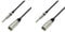 Adam Hall Cables 3 STAR MMP 0100 Mikrofonkabel XLR Female auf Klinke TS | 1 m (Packung mit 2)