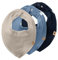 NAME IT NBNYVETTI 3P Scarf BIB NOOS Lätzchen, Dark Sapphire/Pack:w. Coronet Blue + Pure Cashmere, ONE Size (3er Pack)