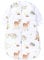 TupTam Schlafsack Baby 2.5 TOG - Ganzjahresschlafsack mit abnehmbaren Ärmeln, OEKO-TEX zertifiziert, Farbe: Wald Tiere Braun Beige Fuchs Reh Igel Eichhörnchen, Größe: 80-86