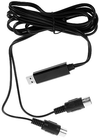 ibasenice 2stücke Professionelles Usb Midi Kabel Klavieradapter Für Pc Laptop Kompatibel Mit Schnelle Datenübertragung Für Musikproduktion Aufnahme