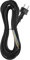 EMOS Cavo di collegamento in gomma 5 m, cavo di alimentazione, cavo di collegamento per carichi meccanici elevati, cavo di collegamento Schuko, 3 x 1,5 mm2, gomma H07RN-F/neoprene, nero