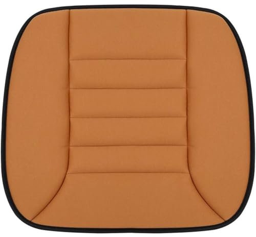 DQSZ 1 Stück Auto-Sitzkissen für Toyota Aygo X AB70 2021 2022 2023 2024 2025, Autositzkissen Sitzschoner Pad Anti Rutsch Komfort Sitzauflage Memory Foam Innenraum Zubehör,C/Orange