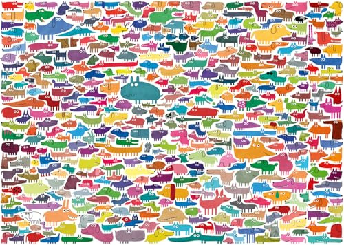 387 Hunde & One Katze 300 PC Large Formatpuzzle