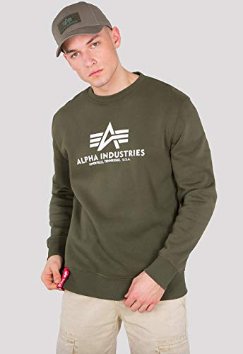 ALPHA INDUSTRIES Herren Basic Sweater Sweatshirt für Herren Sweatshirt (1er Pack)