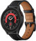 SUNDAREE Kompatibel mit Galaxy Watch 4/5/6/7 Armband,20mm Schwarz Leder Lederarmband Band Uhrenarmband für Samsung Watch 4 5 6 7 40MM 44MM Classic 42MM 46MM 43MM 47MM/5 Pro 45MM/Active 2/3 41MM