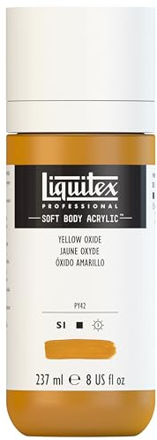 Liquitex 1923186 Acrylic Paint, Acrylic, Oxide Yellow, 237ml Dosierflasche