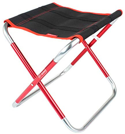 Ultraleicht Alu Hocker klappbar Sitzhocker Klappstuhl Faltbar für BBQ, Camping, Angeln, Reisen, Wandern, Garten