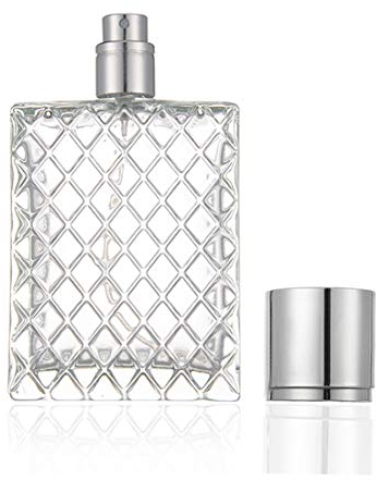 Enslz Flacons Vaporisateurs Rechargeables en Verre Transparent de 100 ml pour Huiles Essentielles