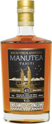 Manutea VO very old - 43° - 70 cl - Rhum tahiti