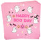 Happy Boo Day Servietten, rosa Halloween-Geburtstagsservietten, pastellfarbene Halloween-Geburtstagsparty-Dekorationen, rosa Mädchen, Halloween-Geburtstagsparty-Dekorationen, 5 cm, 50 cm)