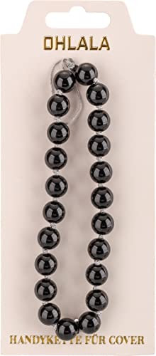 OHLALA! Handykette Black Pearls mit Strap