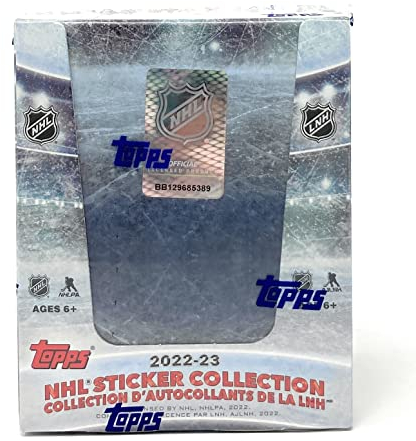2022/23 Topps NHL Hockey-Aufkleber-Sammelbox (50 Stück/Bx, nur Box, Alben separat erhältlich)