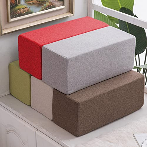 GGoty Sofa-Armlehnenkissen, rechteckig, weich, abnehmbar, waschbar, Nackenstütze, Bettlückenfüller (15 x 15 x 40 cm, Beige)