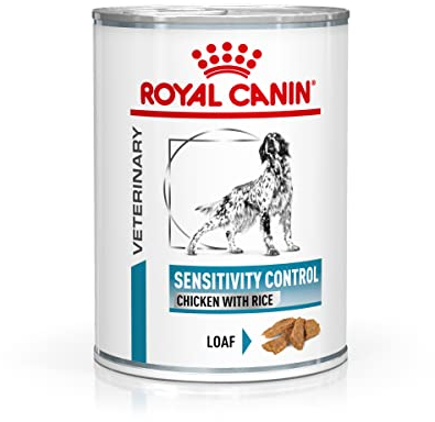 ROYAL CANIN Veterinary Sensitivity Control Mousse | 12 x 410 g | Diät-Alleinfuttermittel für Hunde | Zur Unterstützung der Verdauung und bei Futtermittelallergien | Mit EPA/DHA