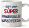 MUGFFINS Tazas para JUGADORA DE BALONCESTO mujer - En Español - Soy Súper - 11 oz / 330 ml - Regalo original y divertido