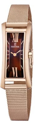 Festina Orologio Donna F6804/C Outlet cassa di Acciaio inossidabile 316l Oro cinturino in Acciaio inossidabile 316l Rosa