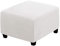 Hocker Bezug Quadratisch Pouf copertura Hocker Abdeckung Rechteckige Pouf Abdeckung Hockerbezug Ottomane Schonbezug Weiß