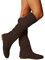 ORANDESIGNE Donna Ricamo Stivali Estive Affascinante Traspirante Stivali Elegante Sandali Tinta Unita Stivali Piatti Testa Rotonda Stivali A caffè 35 EU
