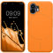 kwmobile Hülle kompatibel mit Nothing Phone (2) Hülle - Silikon Handy Case - Handyhülle weiche Oberfläche - kabelloses Laden - Fruity Orange