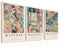 uniro JXL-Style 03-Frame01-30,5 x 40,6 cm Henri Matisse Wandkunst gerahmt, Vintage Matisse Ausstellungsposter für Zimmer, ästhetische Dekoration, abstrakte Leinwand, Künstlerdruck, Gemälde für