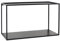 osoltus Cube Wandregal schwarz Metall 60x25x35cm