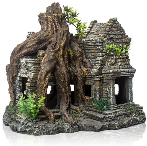 TAOMYPETS Fish Tank Decorations Aquarium Décor Resin Artificial Tree Trunk Root (B)