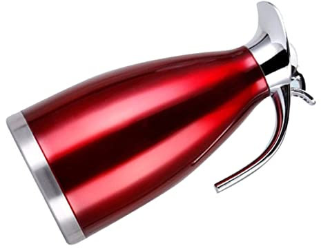 LIFKOME Carafe Thermique Acier Inoxydable Pot Stylé Et Étanche Pour Thé Et Boissons Chaudes Pour Maison Sorties